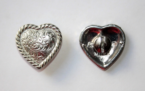 ILC Concho with Chicago Screw - HEART / Herz ILC Concho with Chicago Screw - HEART / Herz