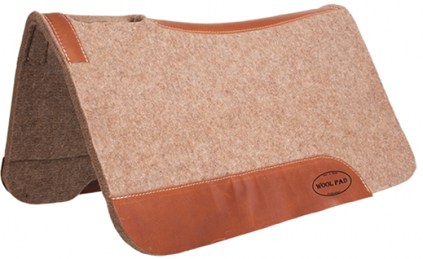 Mustang Tan Wool Pad - Contoured 