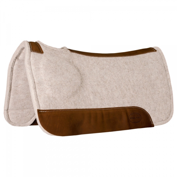 Mustang Correct Fit Saddle Pad Poron XRD Tan Wool