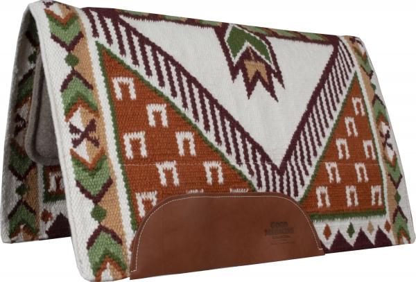 Mustang Good Medicine Pad - Pony Tracks - Wool Felt Bottom Mustang Good Medicine Pad - Pony Tracks - Wool Felt Bottom