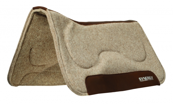 WEAVER - Synergy® Natural Fit Close Contact Wool Felt Westernpad
