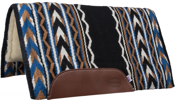Mustang - ARROWHEAD - Fleece Bottom Show Pad, schwarz/blau
