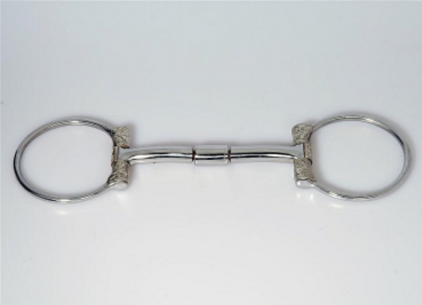 Billy Allen D-Ring Snaffle Bit - stainless Steel mit Silber - Show