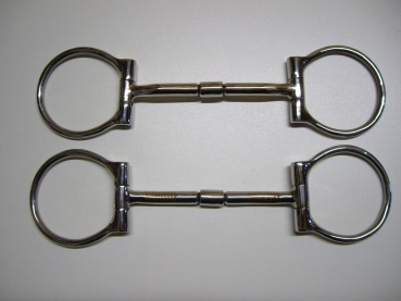 SS Billy Allen D-Ring Snaffle - stainless Steel mit Kupfereinlage - 5 Zoll SS Billy Allen D-Ring Snaffle - stainless Steel mit Kupfereinlage - 5 Zoll