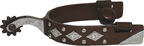 FG Westernsporen - Diamant / Dots Rhinestone Sporen - LADY