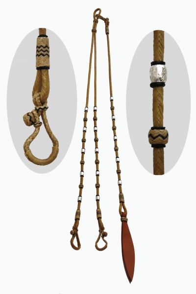 Romal Reins - Rawhide - Silver Ball's