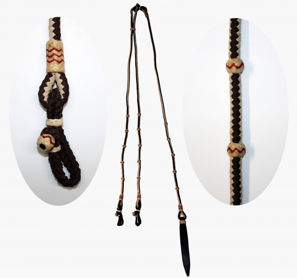 CE Romal Reins - Nylon - Multicolor