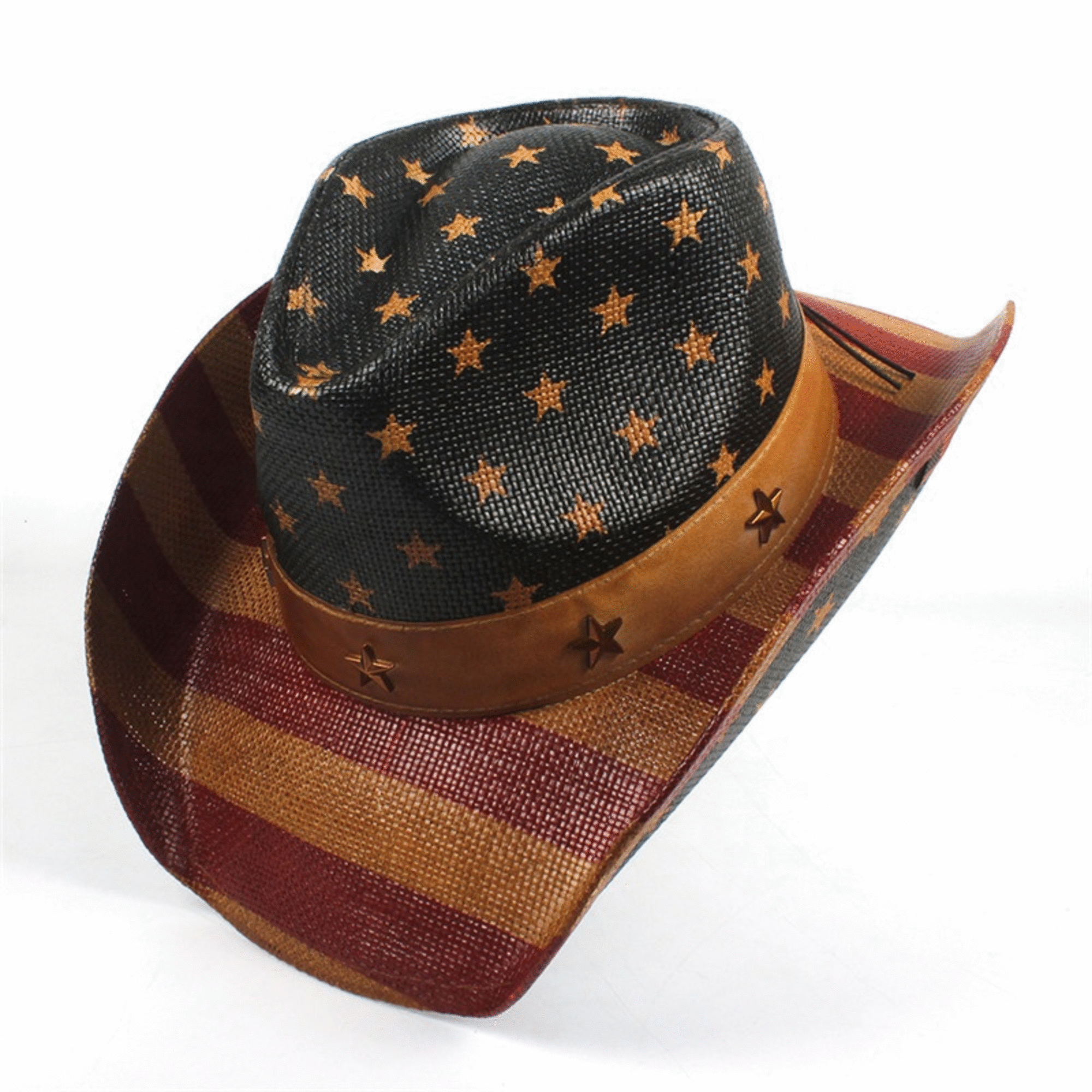 Cowboyhut mit amerikanischer Flagge