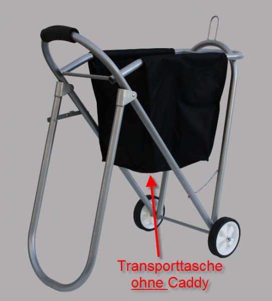 Abnehmbare Transporttasche - Klettverschluss - für alle Caddy's,schwarz