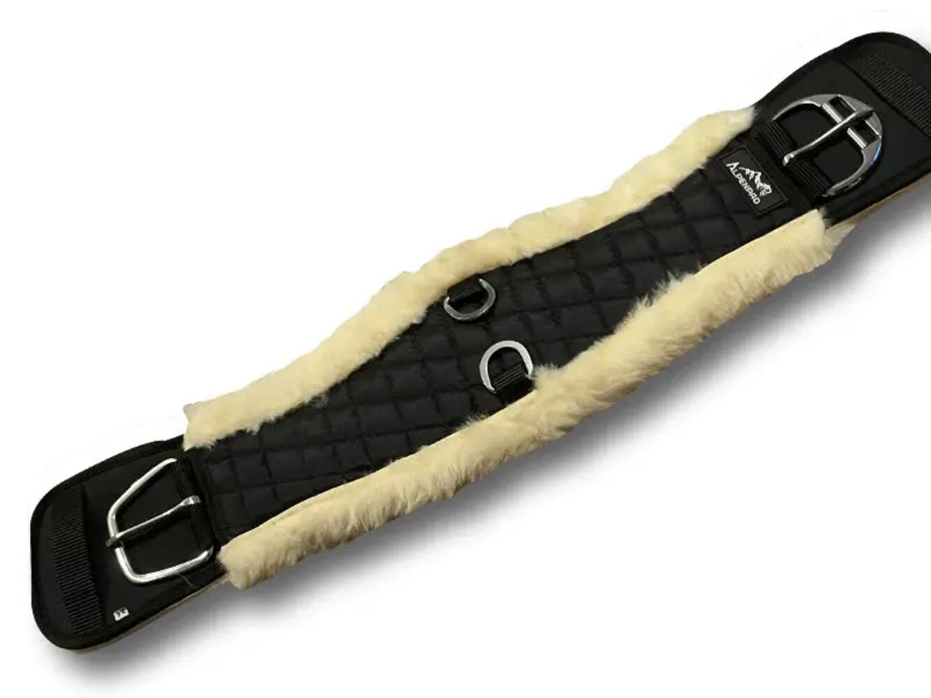 AlpenPad Pro Line Westernsattelgurt  Lammfell