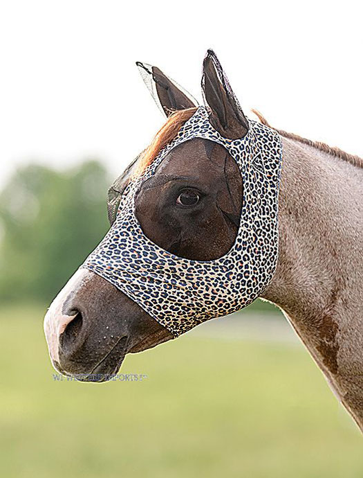 Professional Choice Fliegenmaske Comfort Fit FlyMask Cheetah