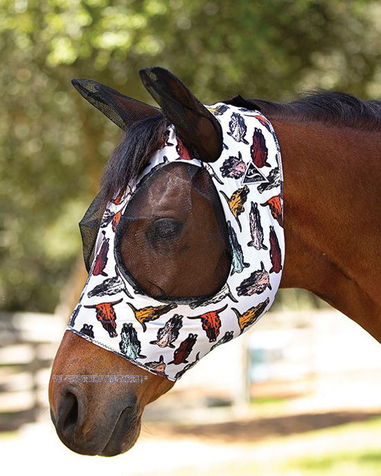 Professional Choice Fliegenmaske Comfort Fit FlyMask Steerhead