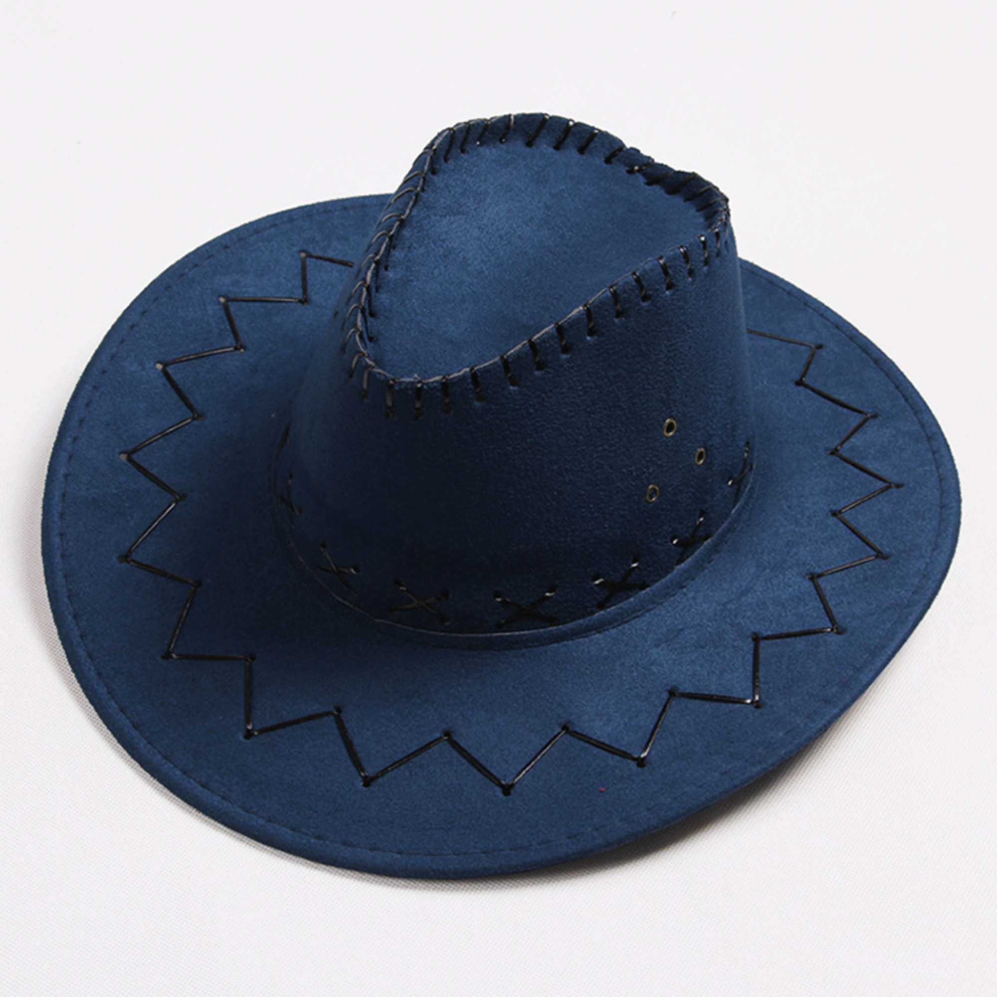 Western Cowboyhut mit Muster, blau
