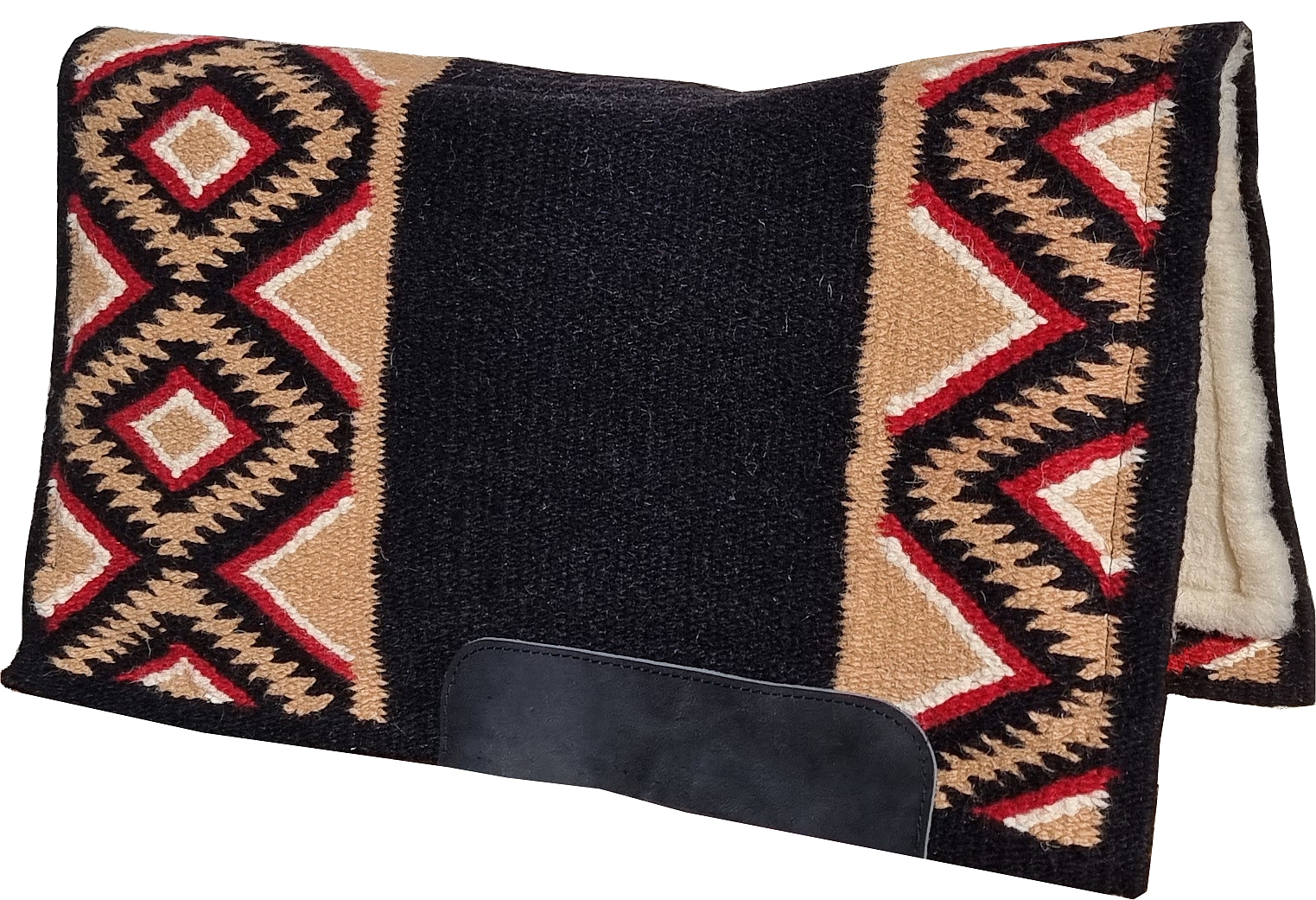 CSF Westernpad schwarz/creme/rot, lang CSF Westernpad schwarz/creme/rot, lang