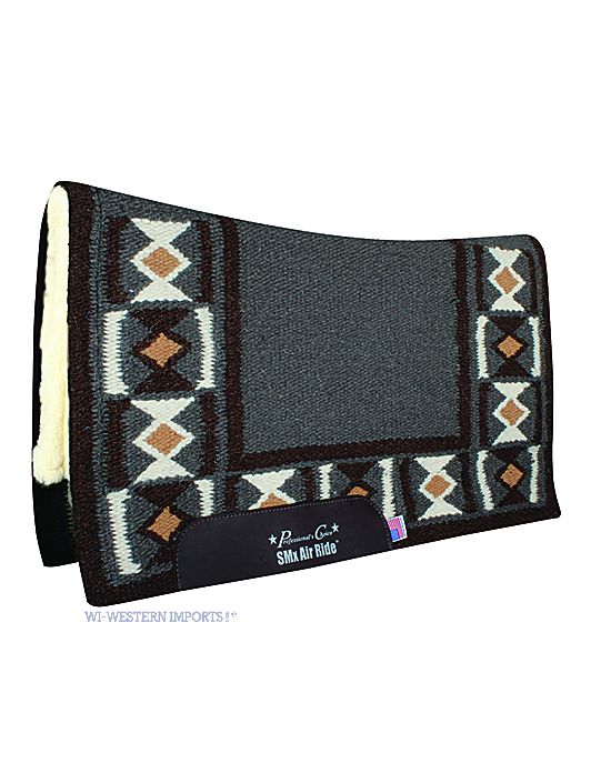 Hourglas Kurzpad, Charcoal-Choco - SMx AIR-Ride Saddle Pad, Professionals Choice Hourglas Kurzpad, Charcoal-Choco - SMx AIR-Ride Saddle Pad, Professionals Choice