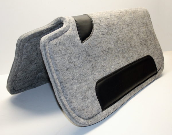 Western Filzpad - Grau - Cut Back