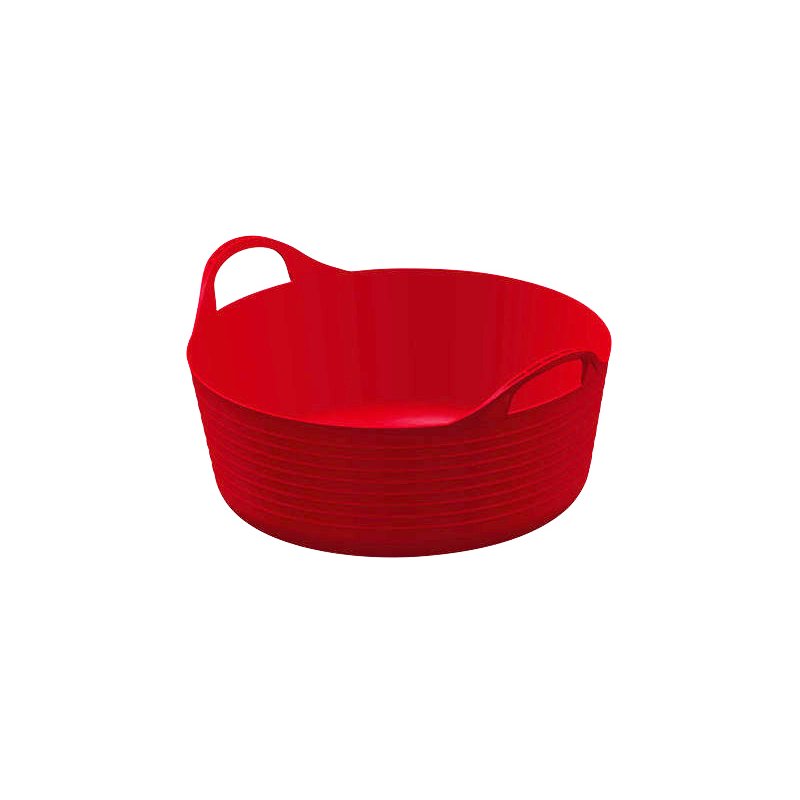 Flexibler Trog - FlexBag - flach, ca. 15 Liter - rot