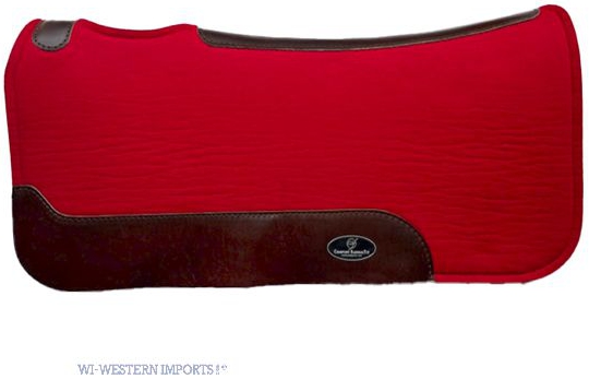 Wool Standart Feltpad, 32 x 32 Zoll - red