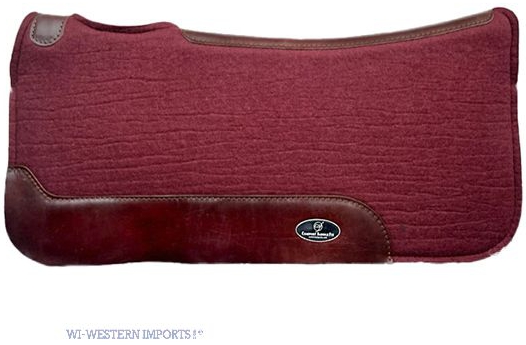 Wool Standart Feltpad, 32 x 32 Zoll - wine Wool Standart Feltpad, 32 x 32 Zoll - wine