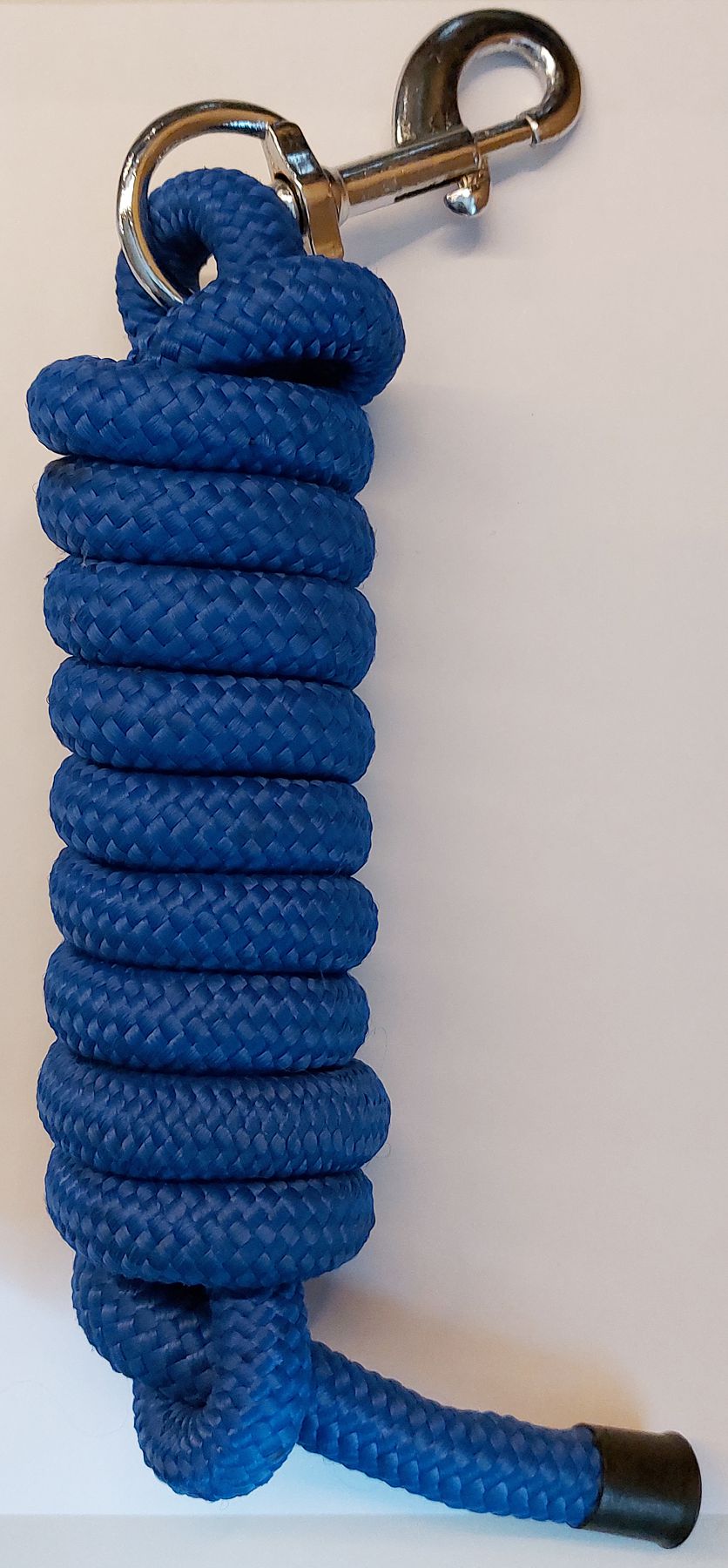 Führstrick blau mit Karabiner, 2m