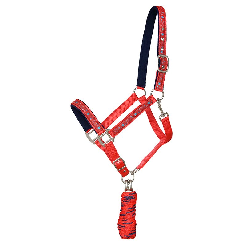 Halfterset Starlet rot Cob