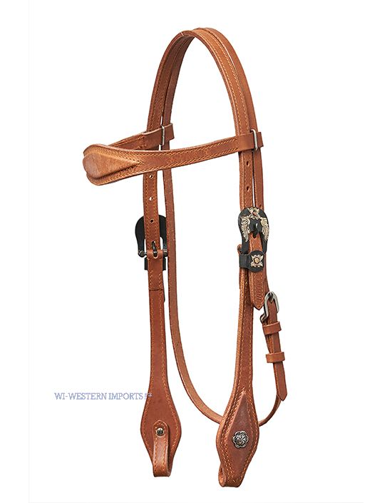 Horseman´s Tack Westerntrense Flower Buckle, harness