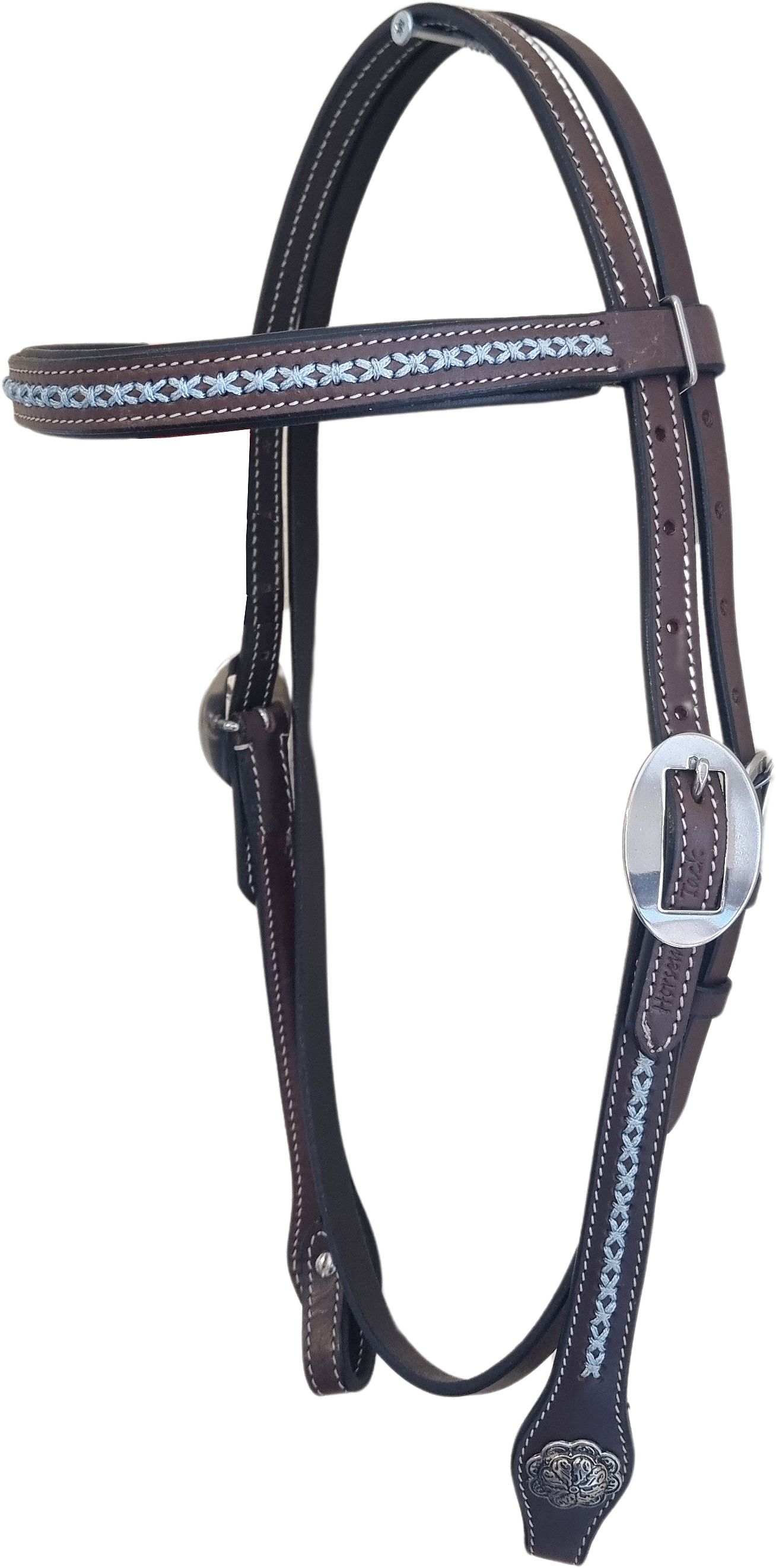 Horseman´s Tack Westerntrense Stitching Türkis