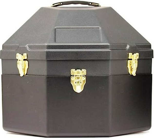Hutbox - Kunststoff - Farbe schwarz, double Hutbox - Kunststoff - Farbe schwarz, double