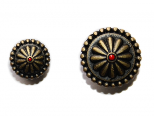 ILC Concho with Chicago Screw - JUNIPER - 1/2 inch - 1,3 cm ILC Concho with Chicago Screw - JUNIPER - 1/2 inch - 1,3 cm