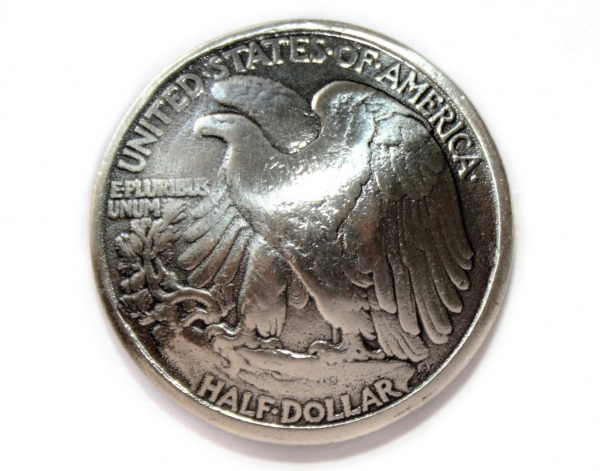 ILC Concho with Chicago Screw - Eagle / Round ILC Concho with Chicago Screw - Eagle / Round