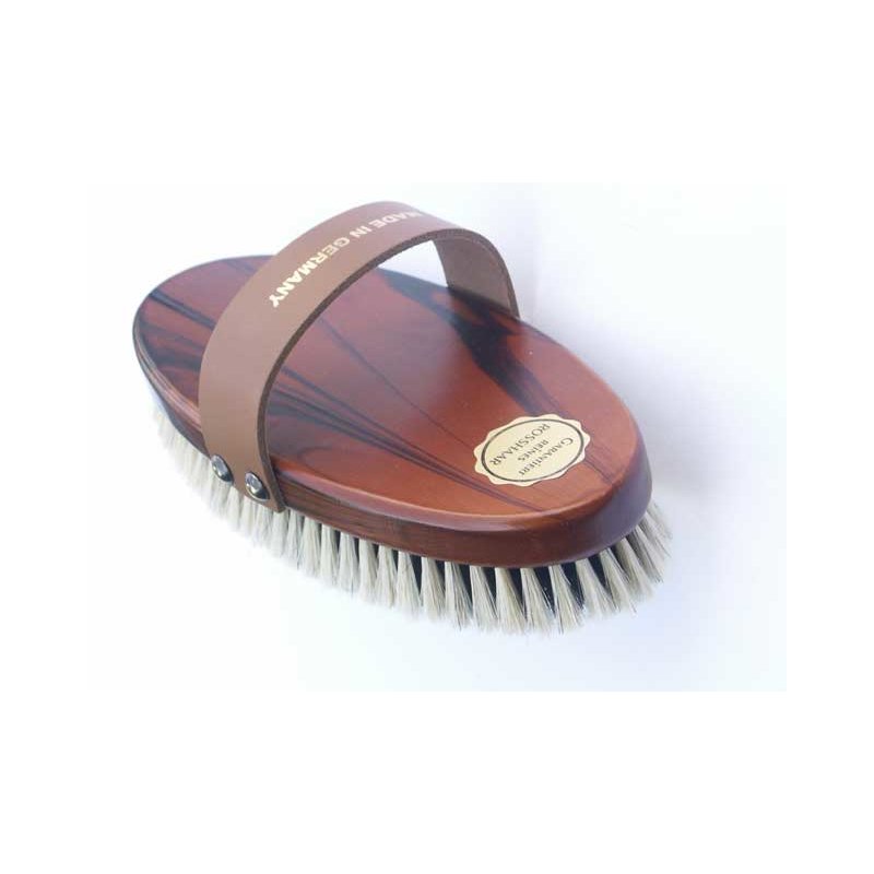 Kardätsche, Rosshaar, braun maseriert Kardätsche, Rosshaar, braun maseriert
