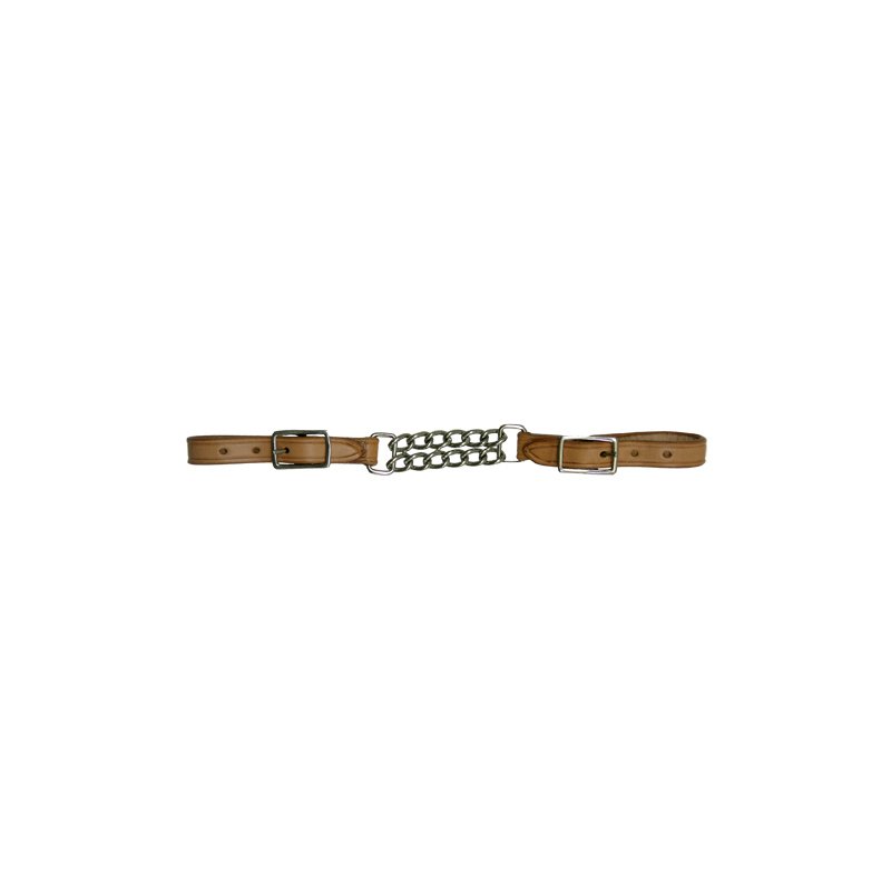 Kinnkette doppelt, Harness natur
