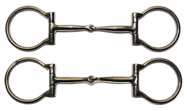 KS SS D-Ring Edelstahl Snaffle-Bit, 5 Zoll