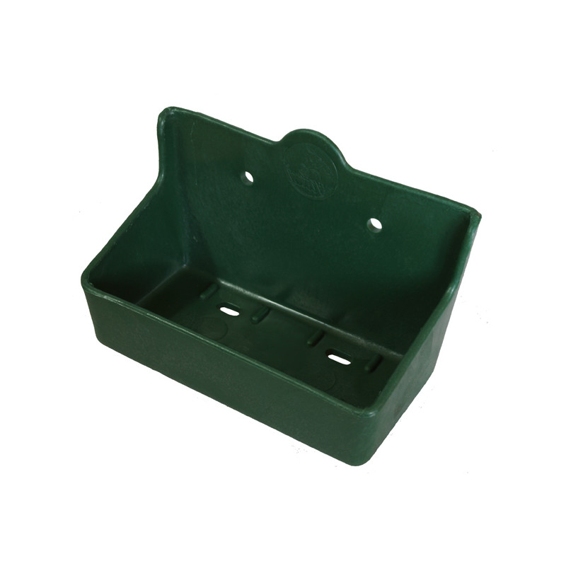 Lecksteinhalter für 2 kg Rechteck - Lecksteine, grün