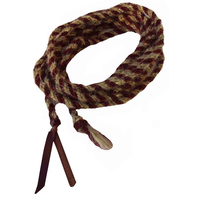 Mecate aus Schweifhaar braun / natur, 30 ft - 9,10 m, 5/8 Mecate aus Schweifhaar braun / natur, 30 ft - 9,10 m, 5/8