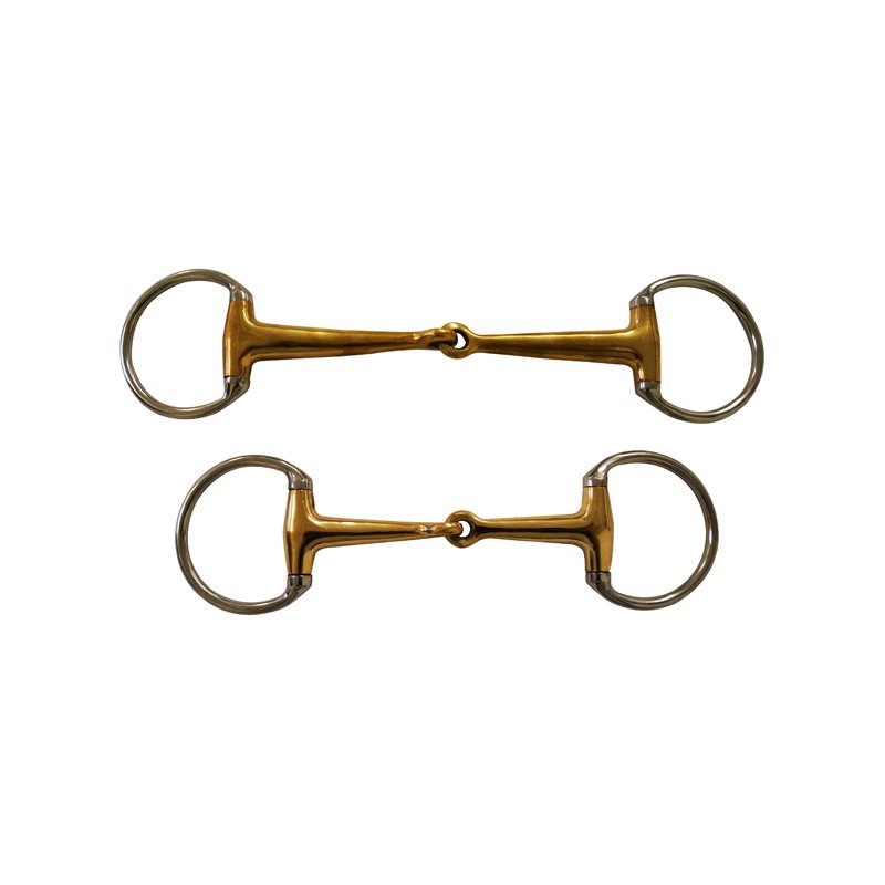 Olivenkopfgebiss, 16 mm, Kupfer, Kaltblut - 19,5 cm Olivenkopfgebiss, 16 mm, Kupfer, Kaltblut - 19,5 cm
