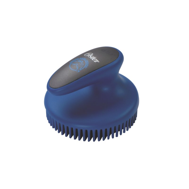 Oster Gumminoppenstriegel - fein, blau