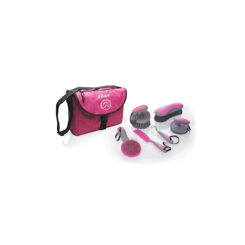Oster Pferdepflege-Set pink