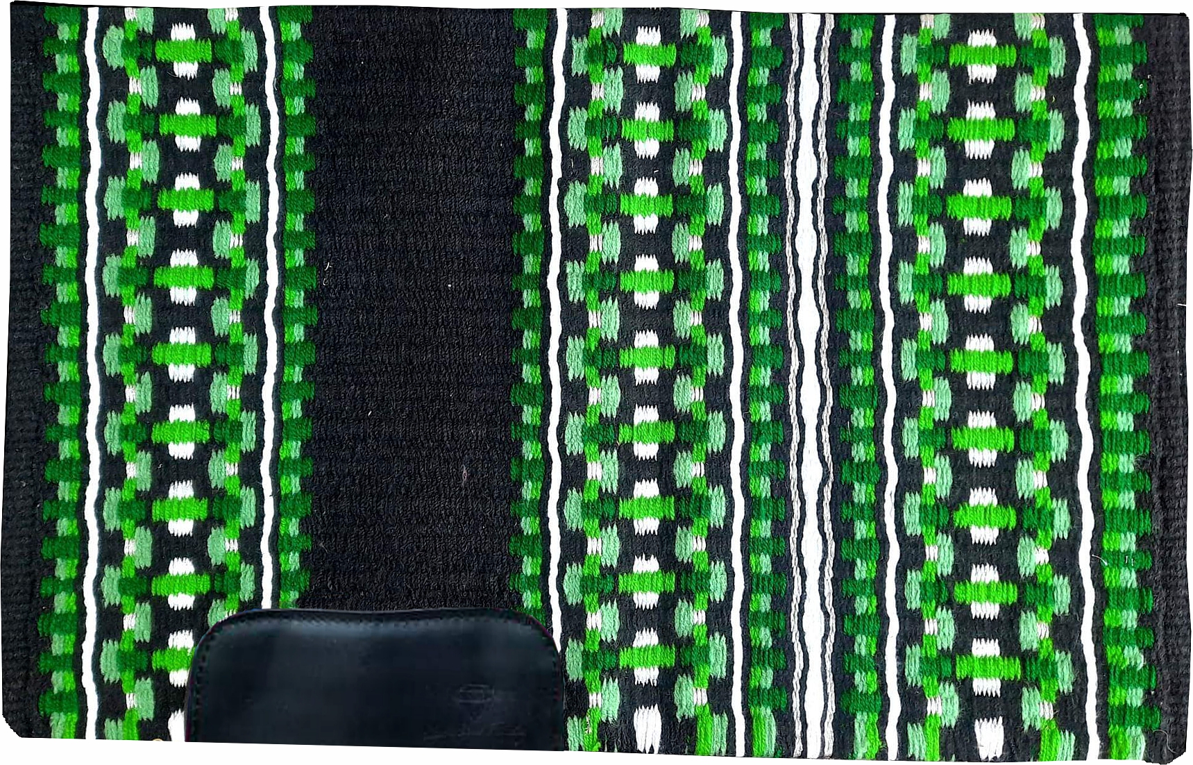 Show´n Shine Paradise Showblanket, grün/schwarz/weiss, oversized Show´n Shine Paradise Showblanket, grün/schwarz/weiss, oversized