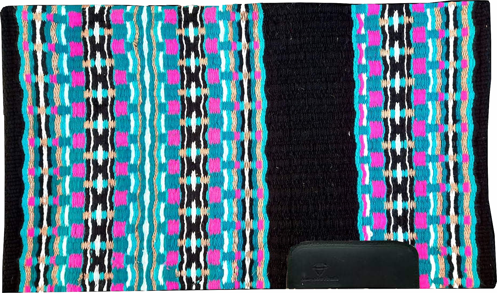 Show´n Shine Paradise Showblanket, schwarz/pink/türkis, neon, glitzer, oversized Show´n Shine Paradise Showblanket, schwarz/pink/türkis, neon, glitzer, oversized