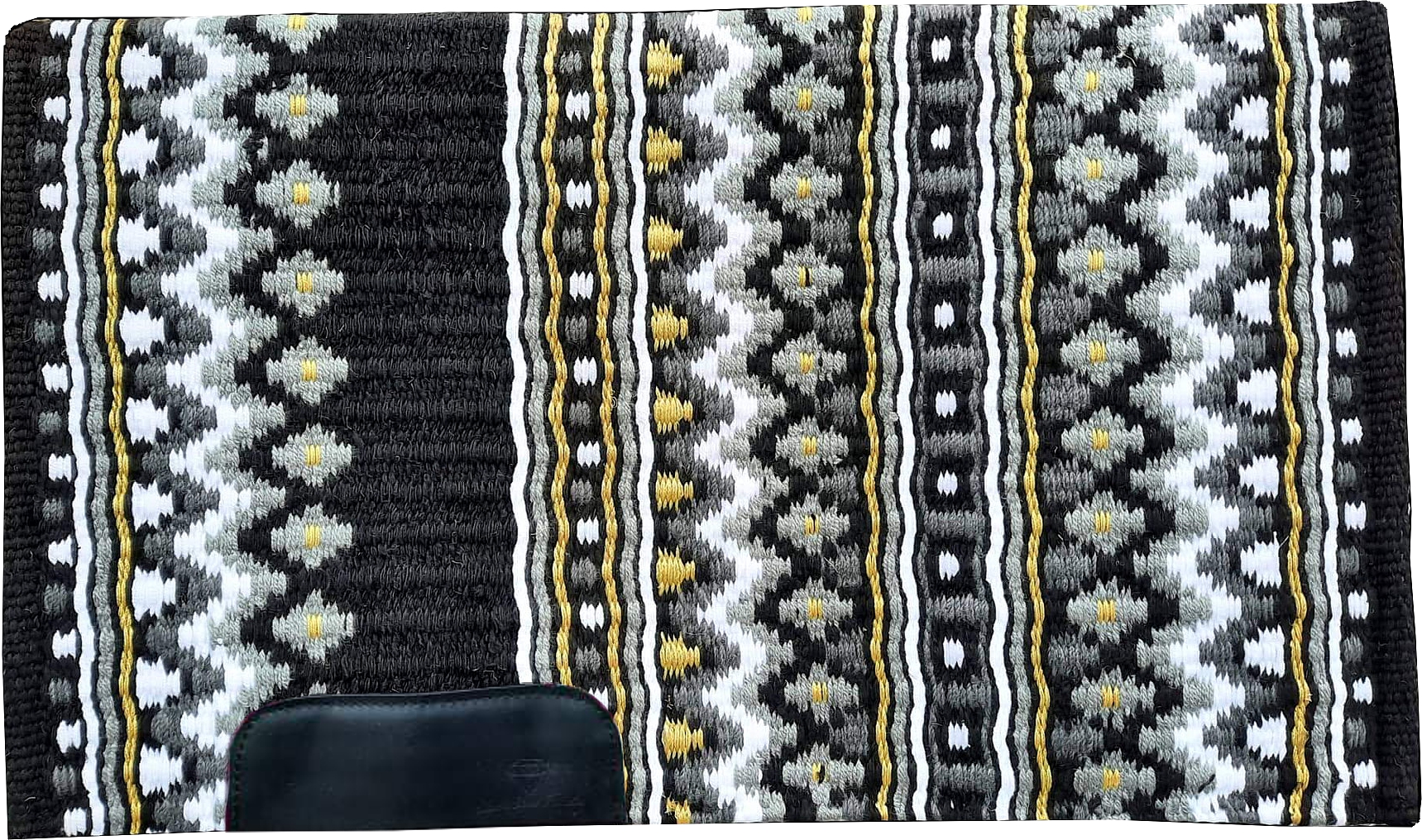 Show´n Shine Paradise Showblanket, schwarz/weiss/gold/glitzer, oversized Show´n Shine Paradise Showblanket, schwarz/weiss/gold/glitzer, oversized