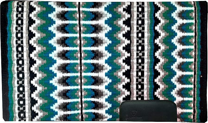 Show´n Shine Paradise Showblanket, türkis/blau/schwarz/weiss/silber, oversized Show´n Shine Paradise Showblanket, türkis/blau/schwarz/weiss/silber, oversized