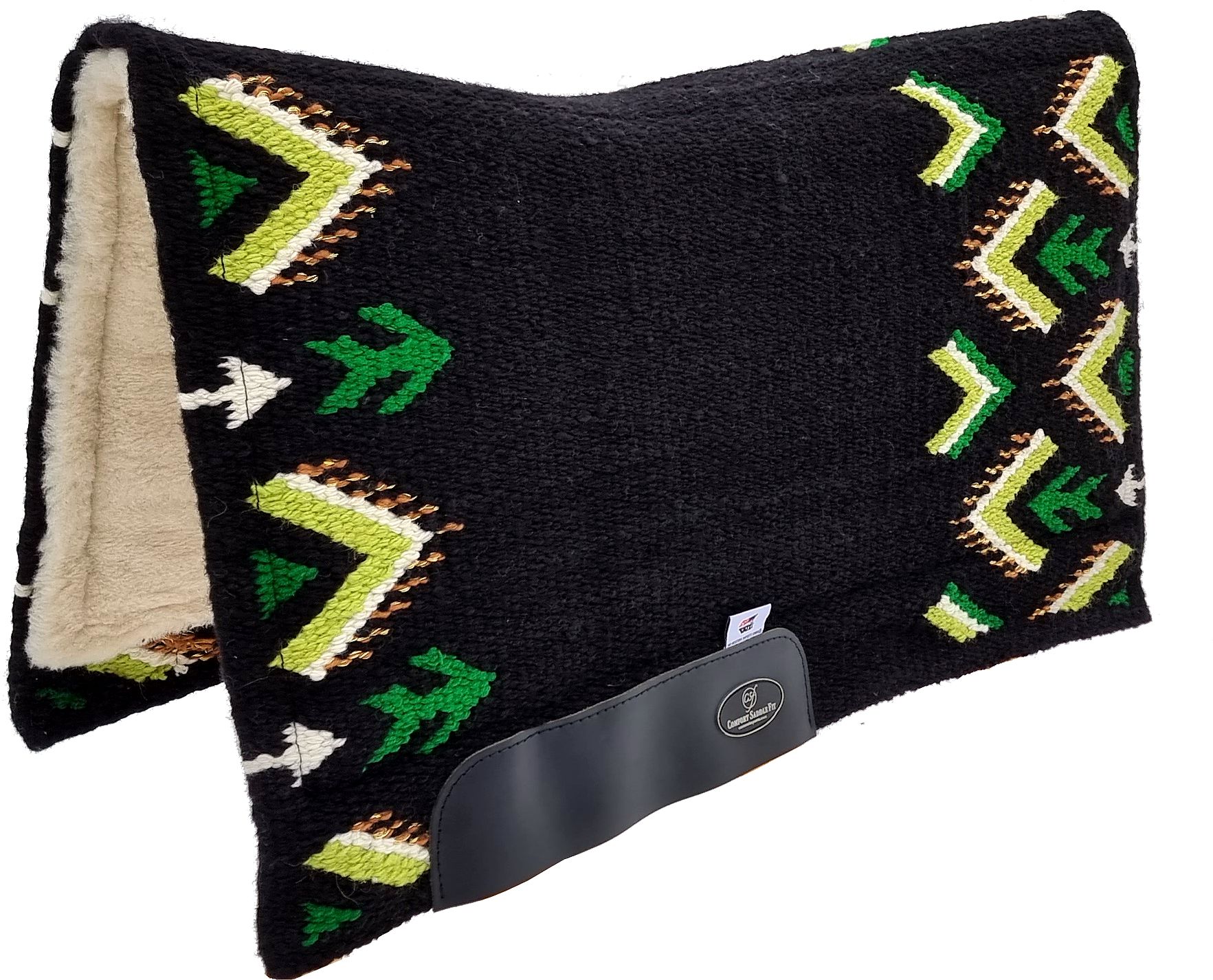 CSF Westernpad Pferda Sonderedition, schwarz/grün, 33 Zoll