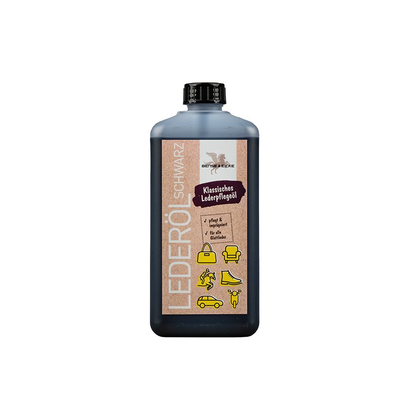Lederöl, 1000 ml - schwarz