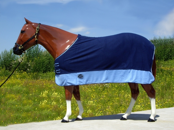TOP SCORE Abschwitzdecke - navy-royal - Größe 76 Zoll - 135 cm