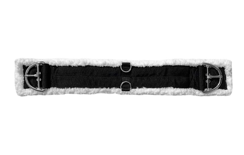 Westernsattelgurt mit Kunstfell - SONDERPOSTEN, braun, 70 cm Westernsattelgurt mit Kunstfell - SONDERPOSTEN, braun, 70 cm